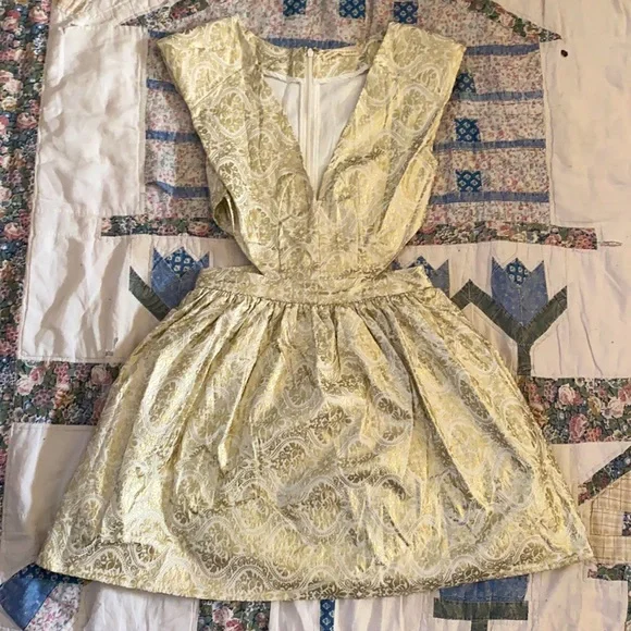 Mustard seed mini dress with cut outs